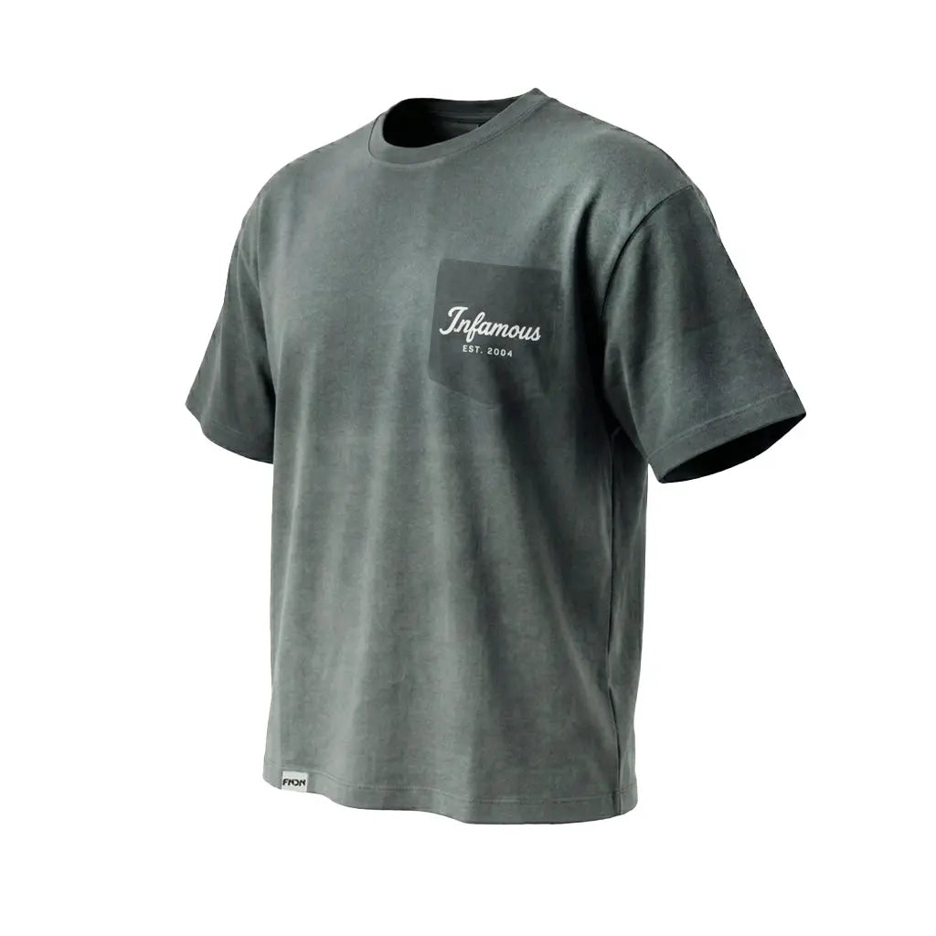 STANDARD TEE - SLATE GREY WASH Infamous Paintball