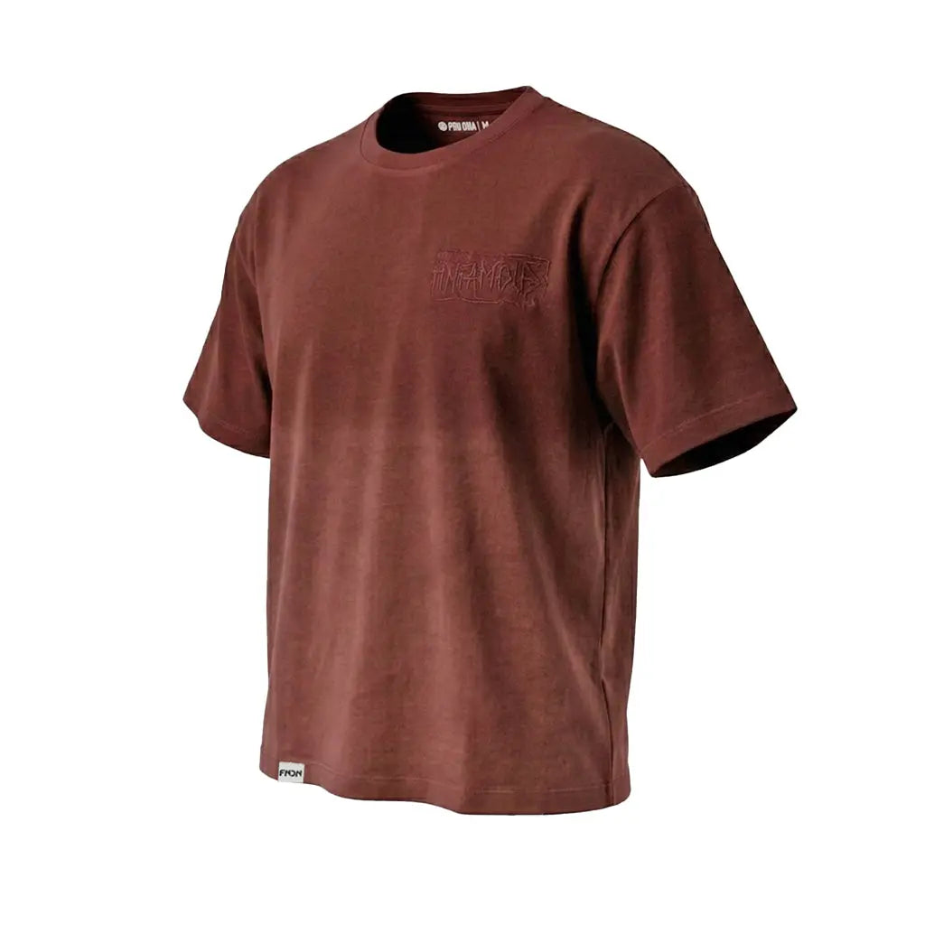 FOUNDATION TEE - RED WASH Infamous Paintball