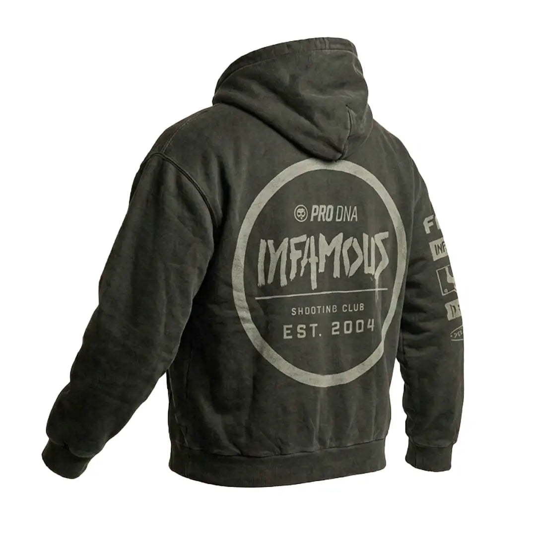 HERITAGE ZIP HOODIE - SAGE GREY WASH Infamous Paintball