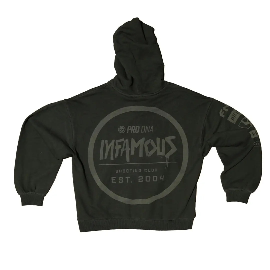 HERITAGE ZIP HOODIE - SAGE GREY WASH Infamous Paintball