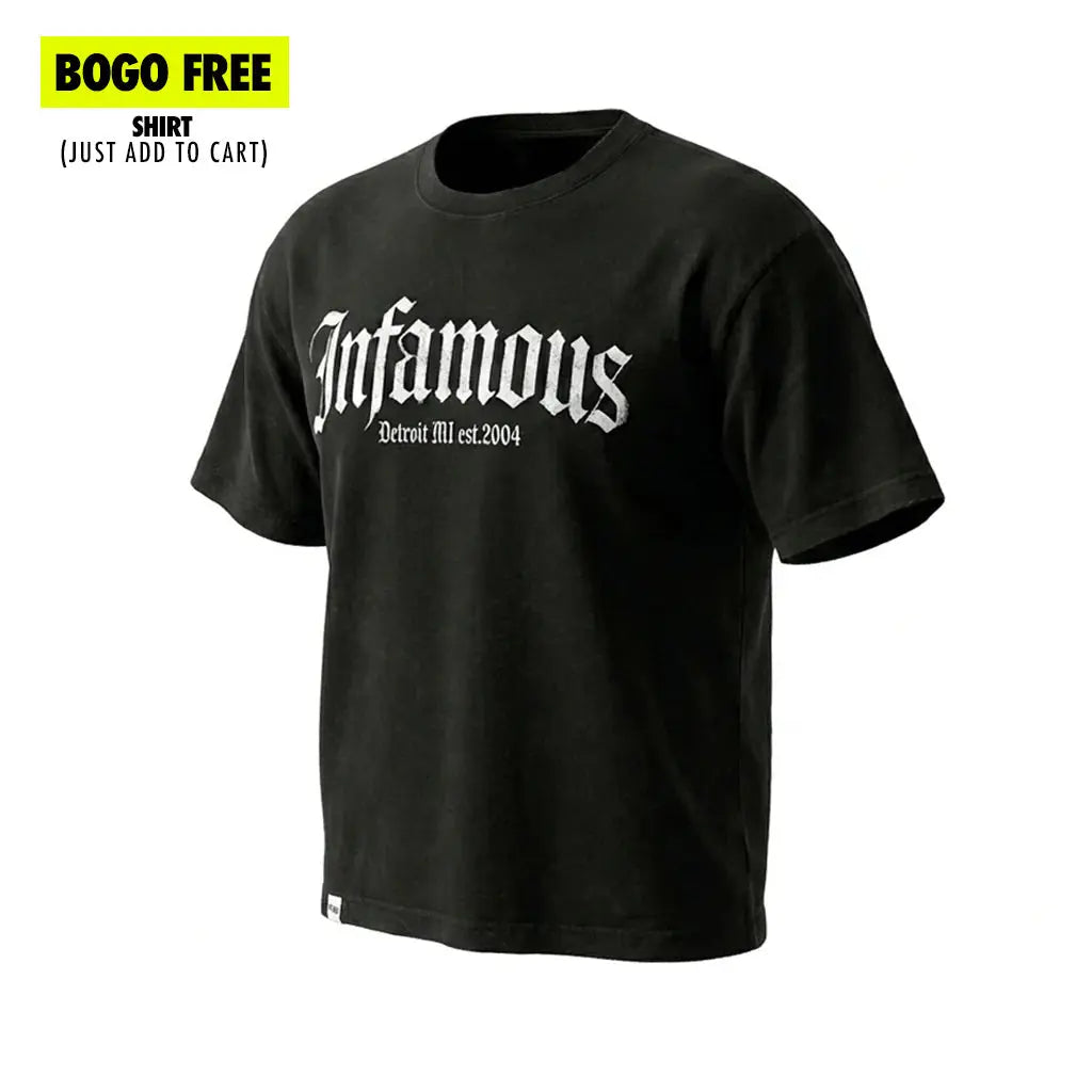 HERITAGE TEE - DETROIT 2004 - BLACK Infamous Paintball
