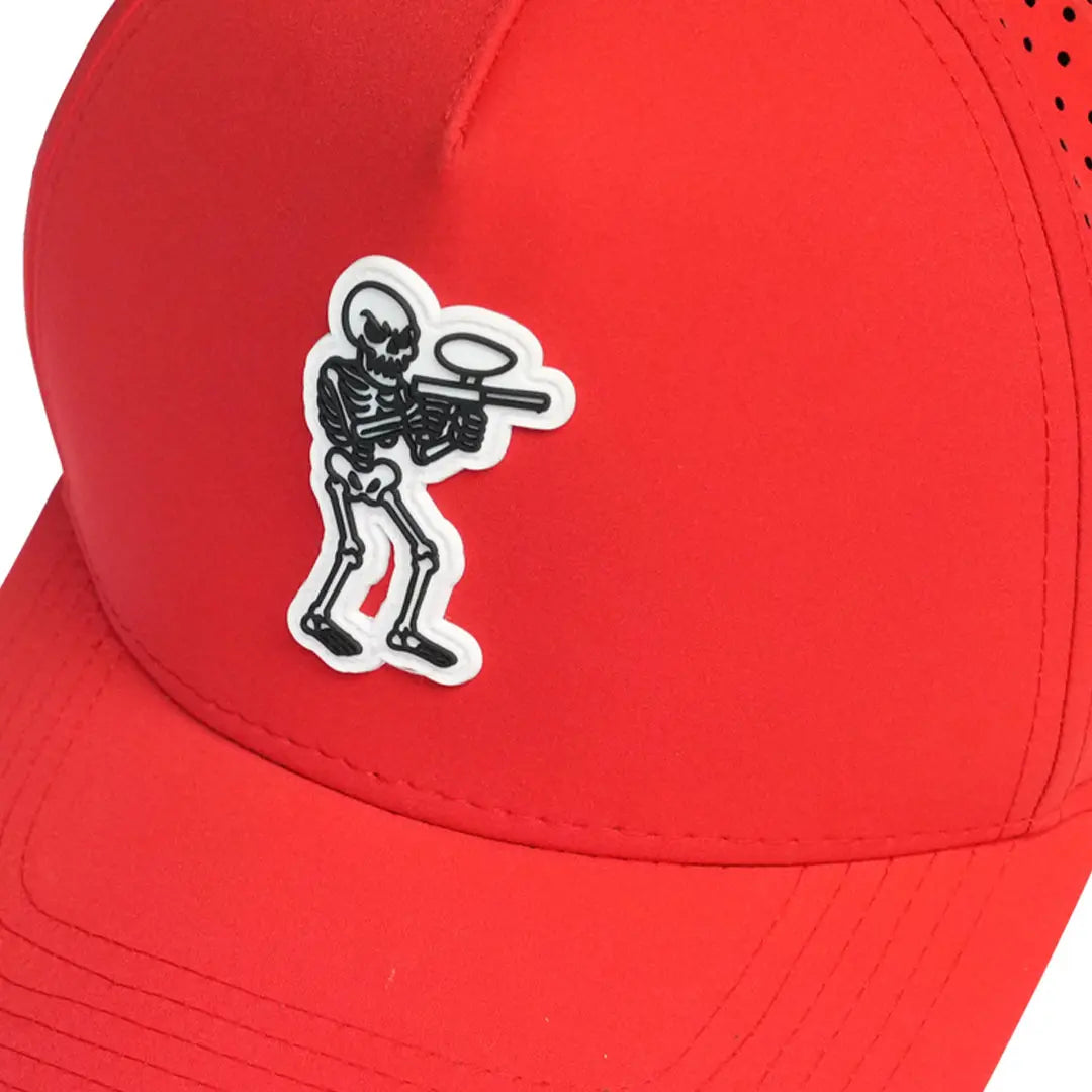Bones Baller Weatherproof Snapback Hat - Red Infamous Paintball