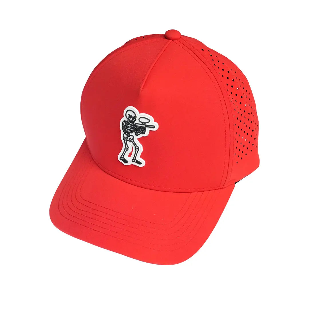 Bones Baller Weatherproof Snapback Hat - Red Infamous Paintball