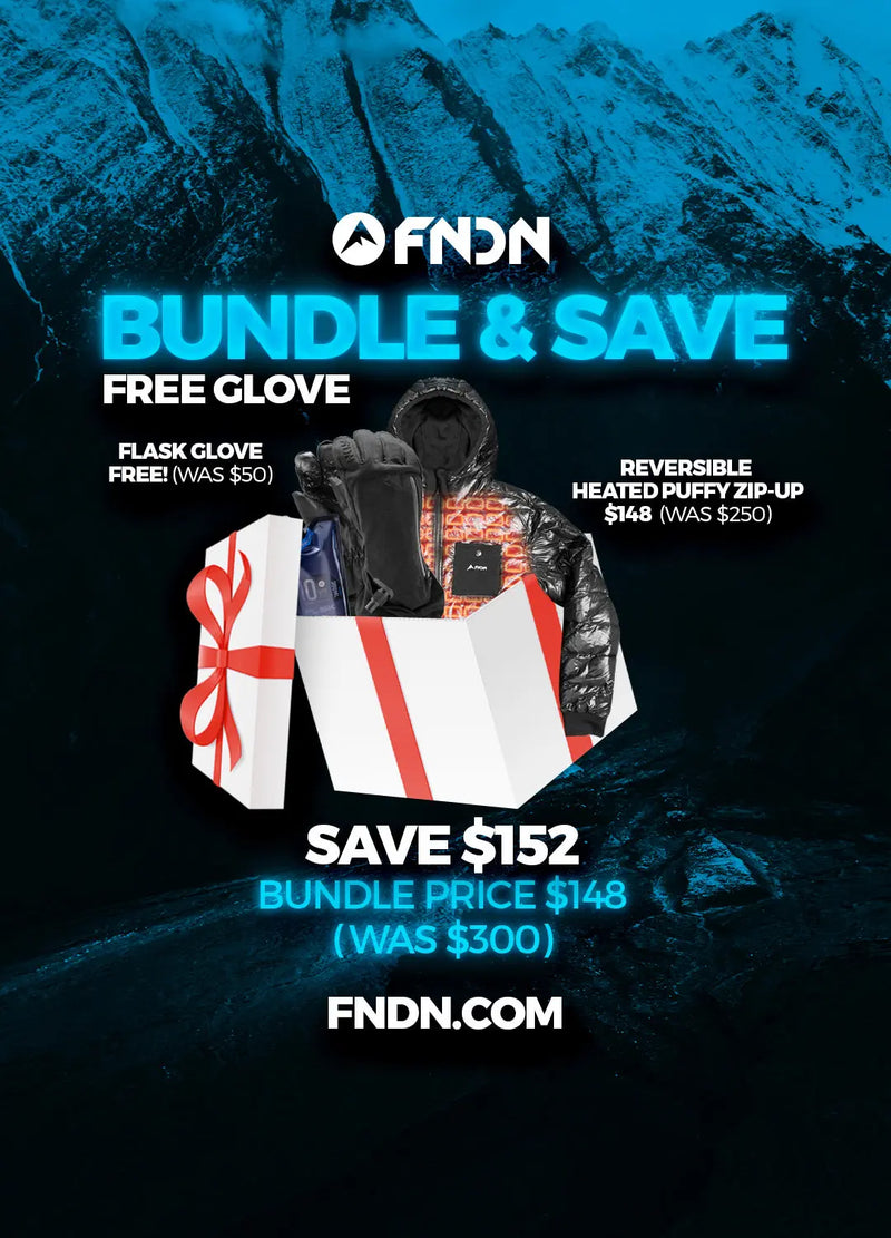 FREE FLASK GLOVE + PUFFY JACKET