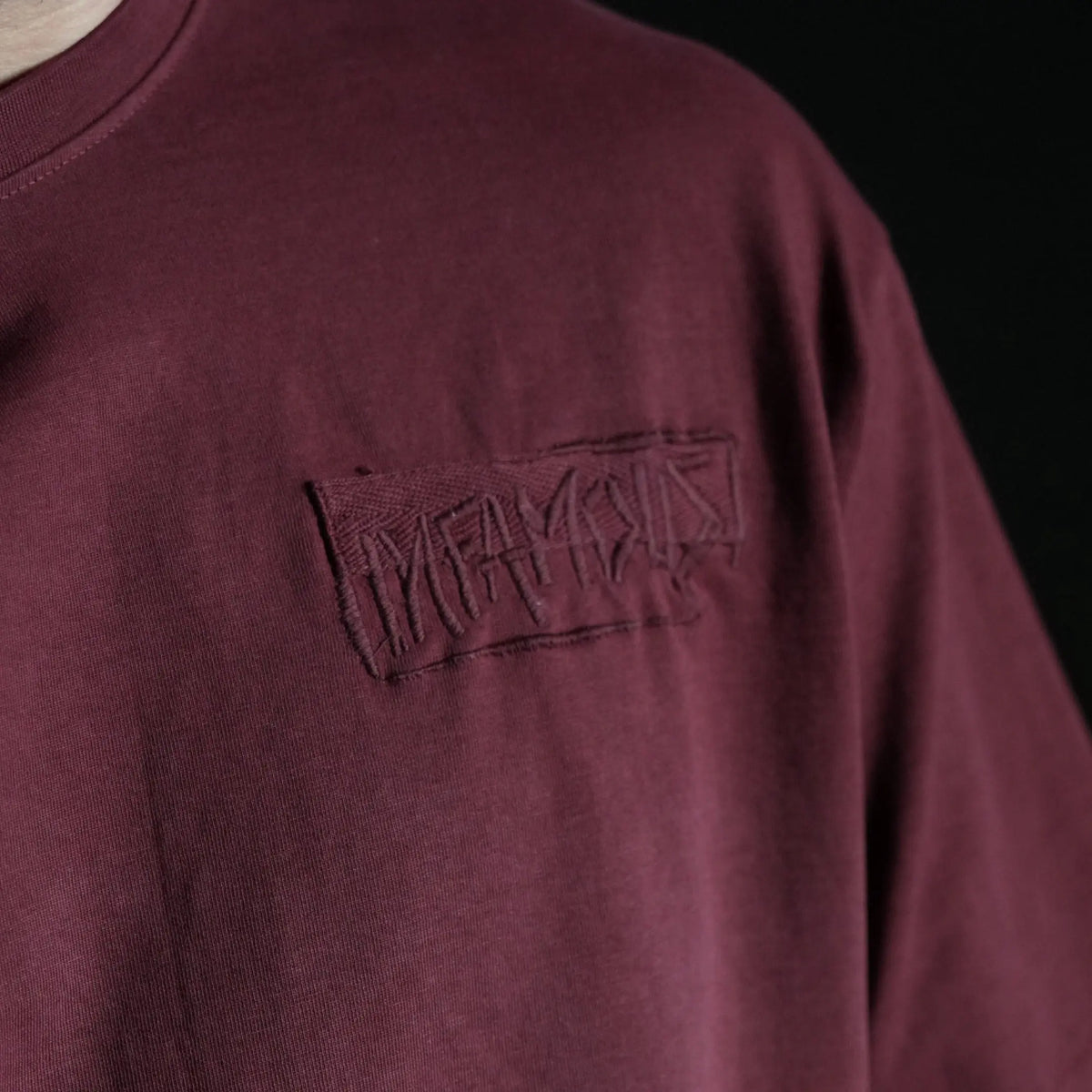 FOUNDATION TEE - RED WASH Infamous Paintball