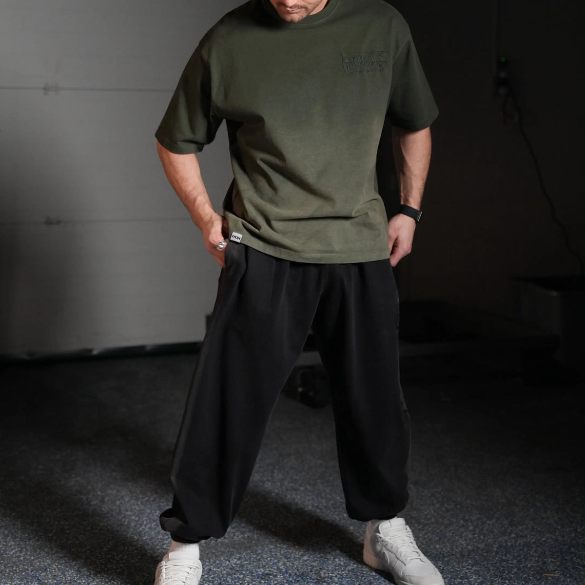 FOUNDATION TEE - OLIVE WASH Infamous Paintball