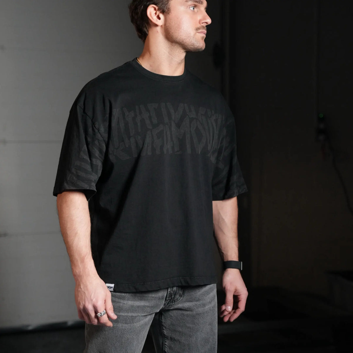 HERITAGE TEE - REPEAT / BLACK WASH Infamous Paintball