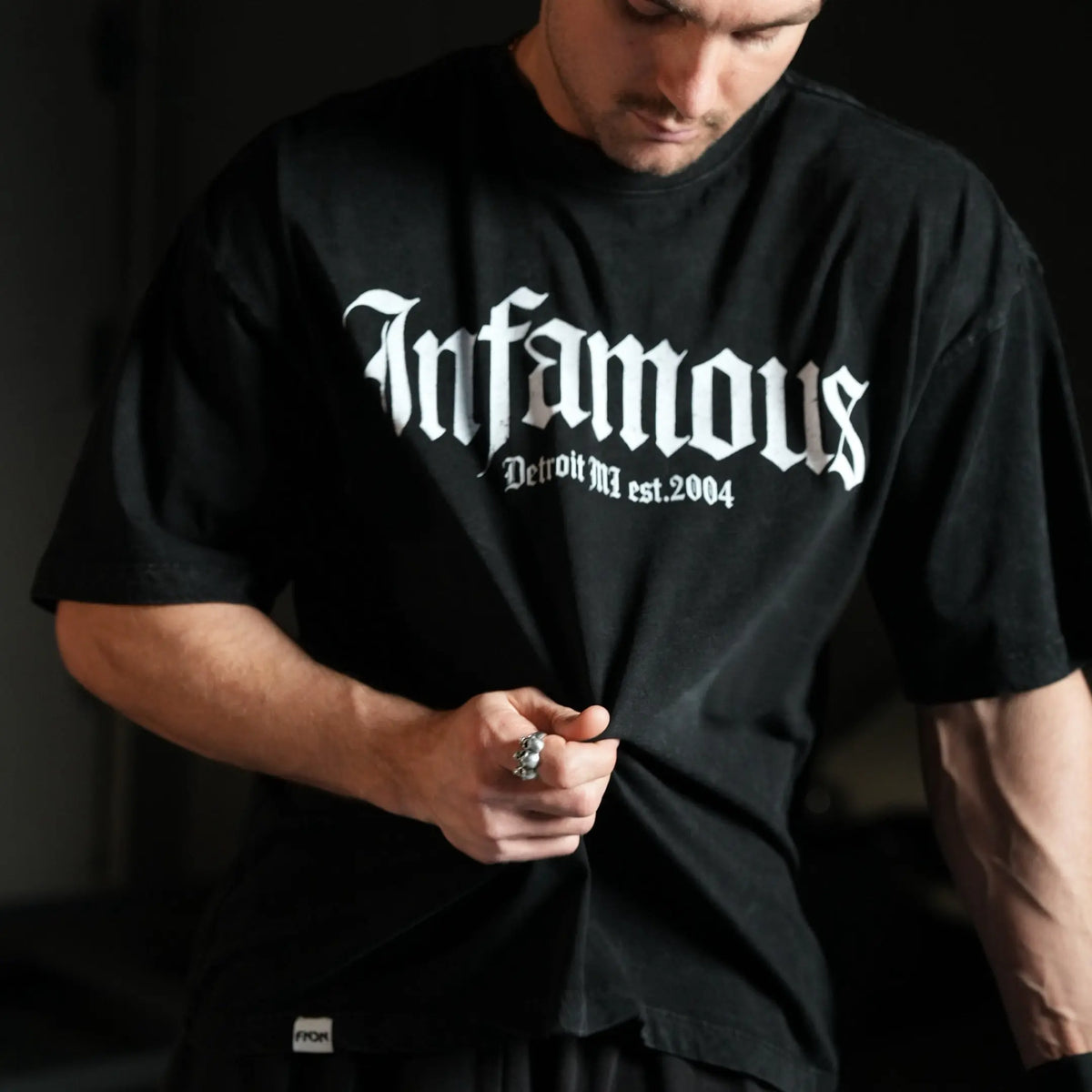 HERITAGE TEE - DETROIT 2004 - BLACK Infamous Paintball
