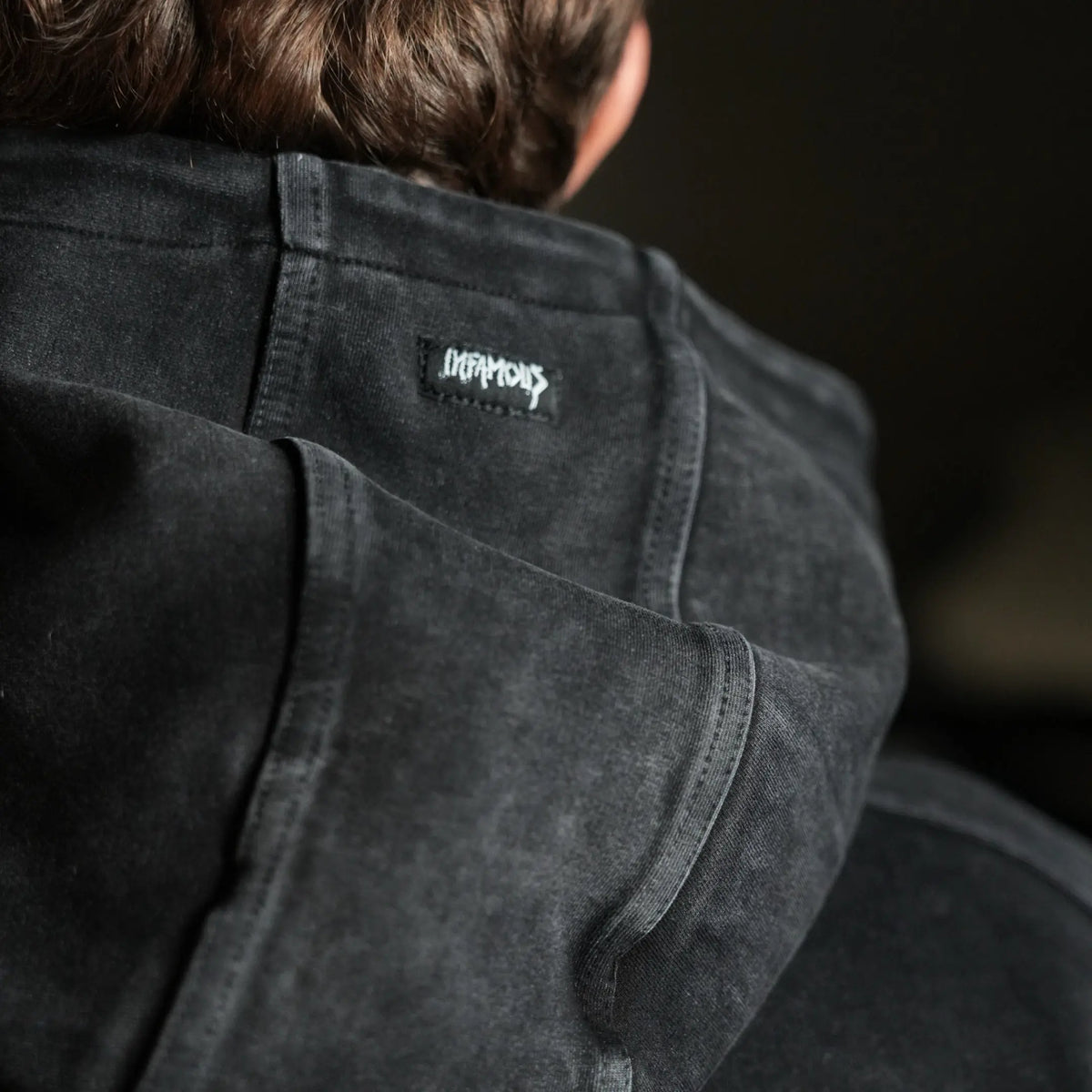 CORE HOODIE - BLACK WASH Infamous Paintball