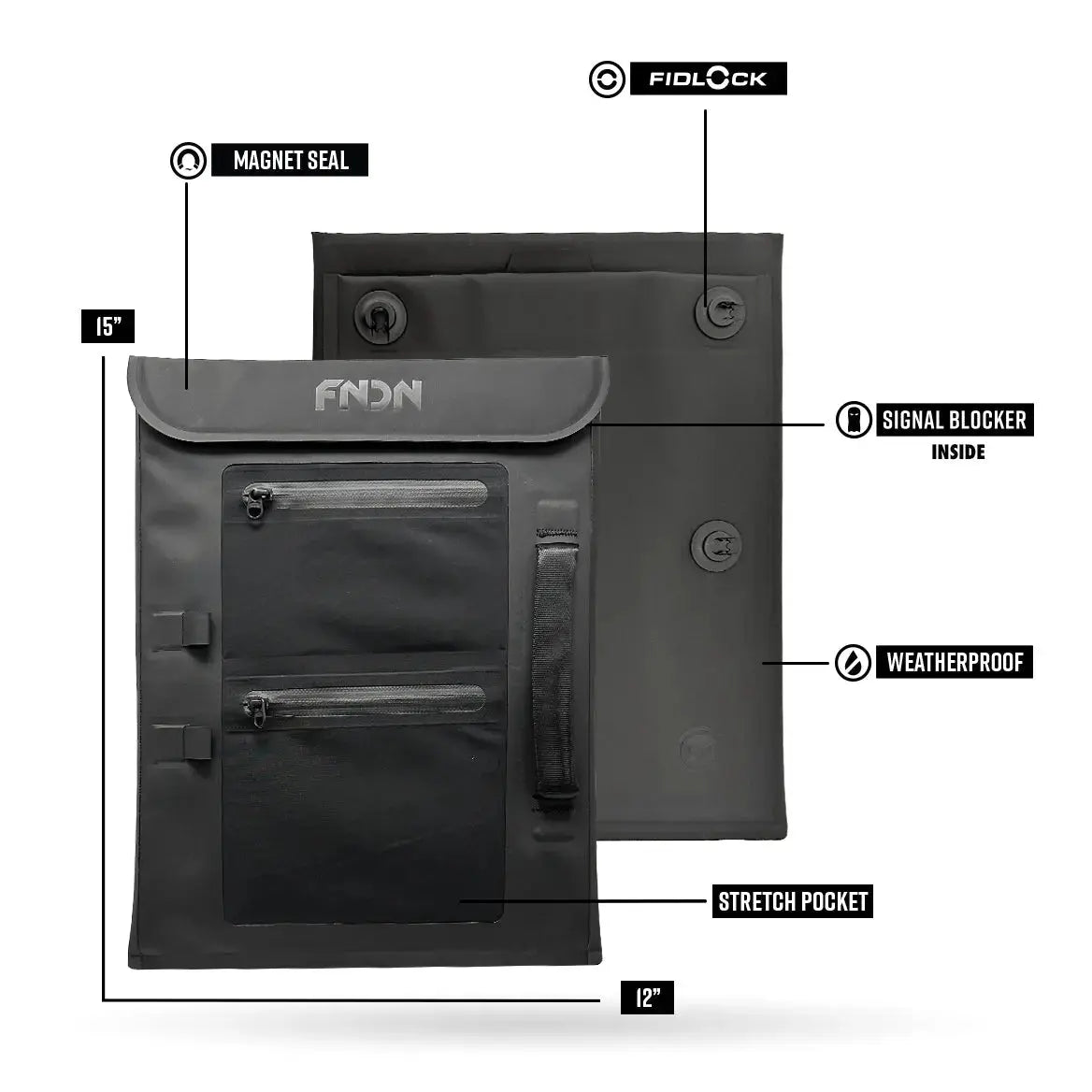 FNDN® LAPTOP "GHOST" SLEEVE - MODULAR Infamous Paintball