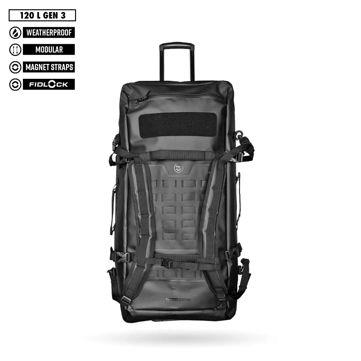FNDN® 120L MODULAR WEATHERPROOF ROLLING GEARBAG - XL (GEN 3) FNDN