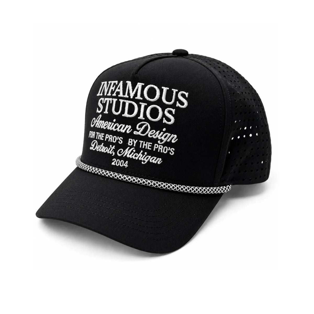 INFAMOUS™ Snapback Hat - Studios - Black Infamous Paintball