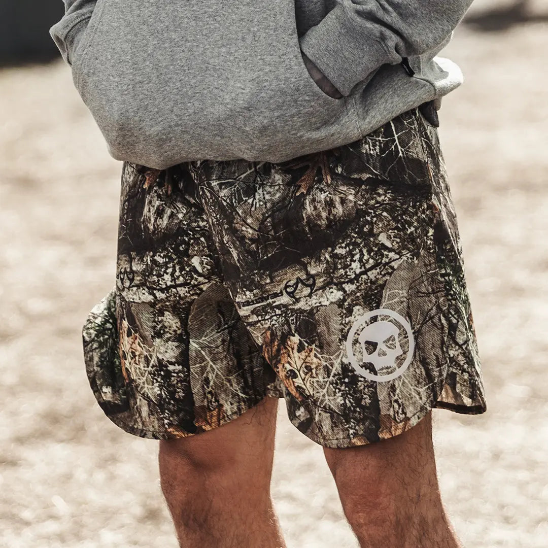 INFAMOUS™ FIELD SHORTS - TAN TREE CAMO Infamous Paintball