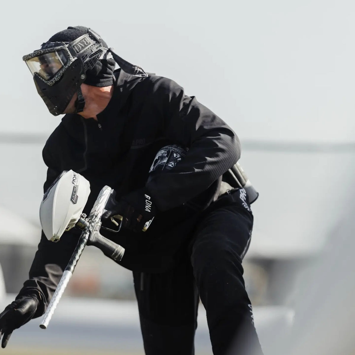 PRO DNA™ SPEC-1 SOFT SHELL PLAYING HOODIE - BLACK Infamous Paintball