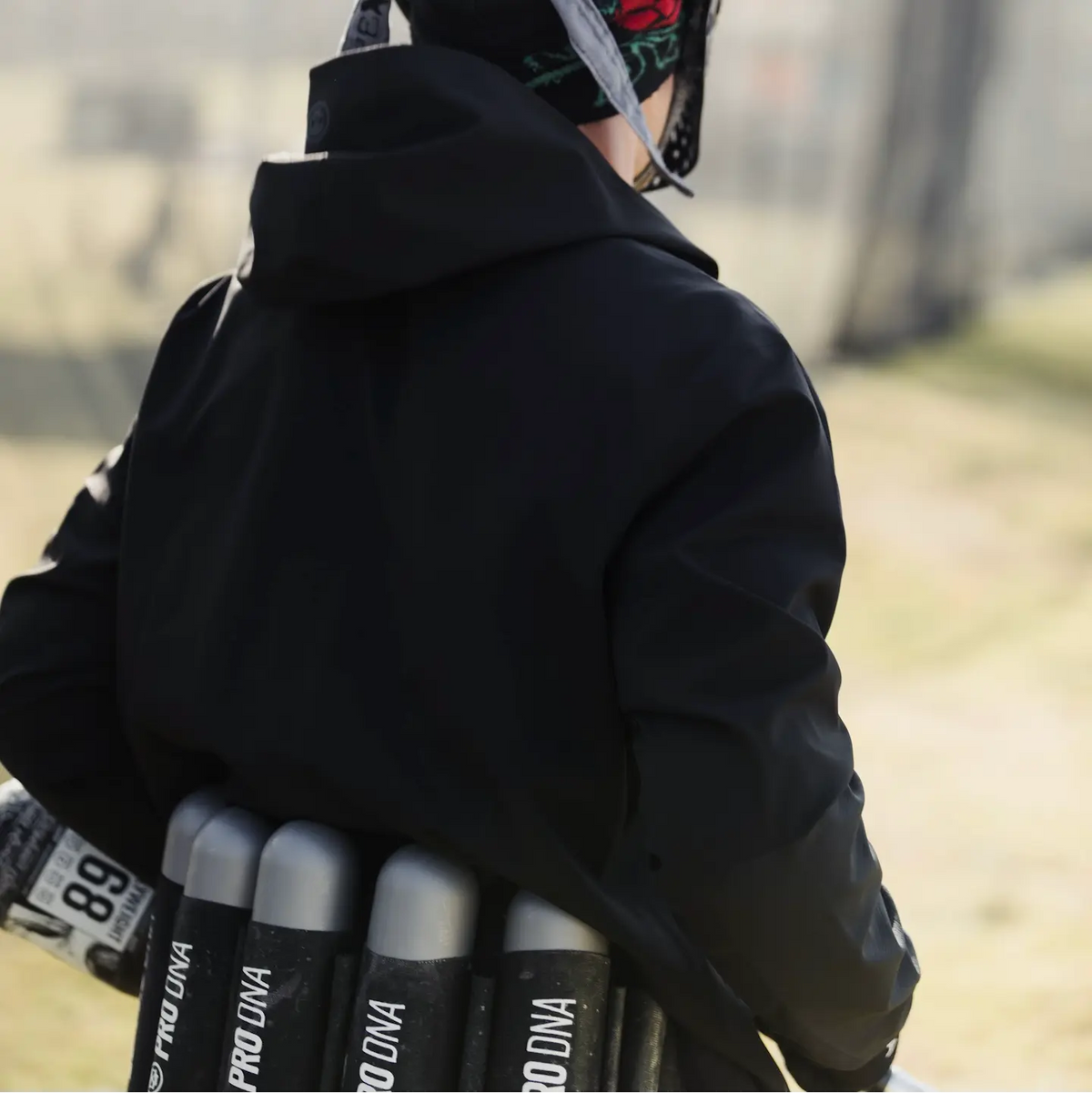 PRO DNA™ SPEC-1 SOFT SHELL PLAYING HOODIE - BLACK Infamous Paintball