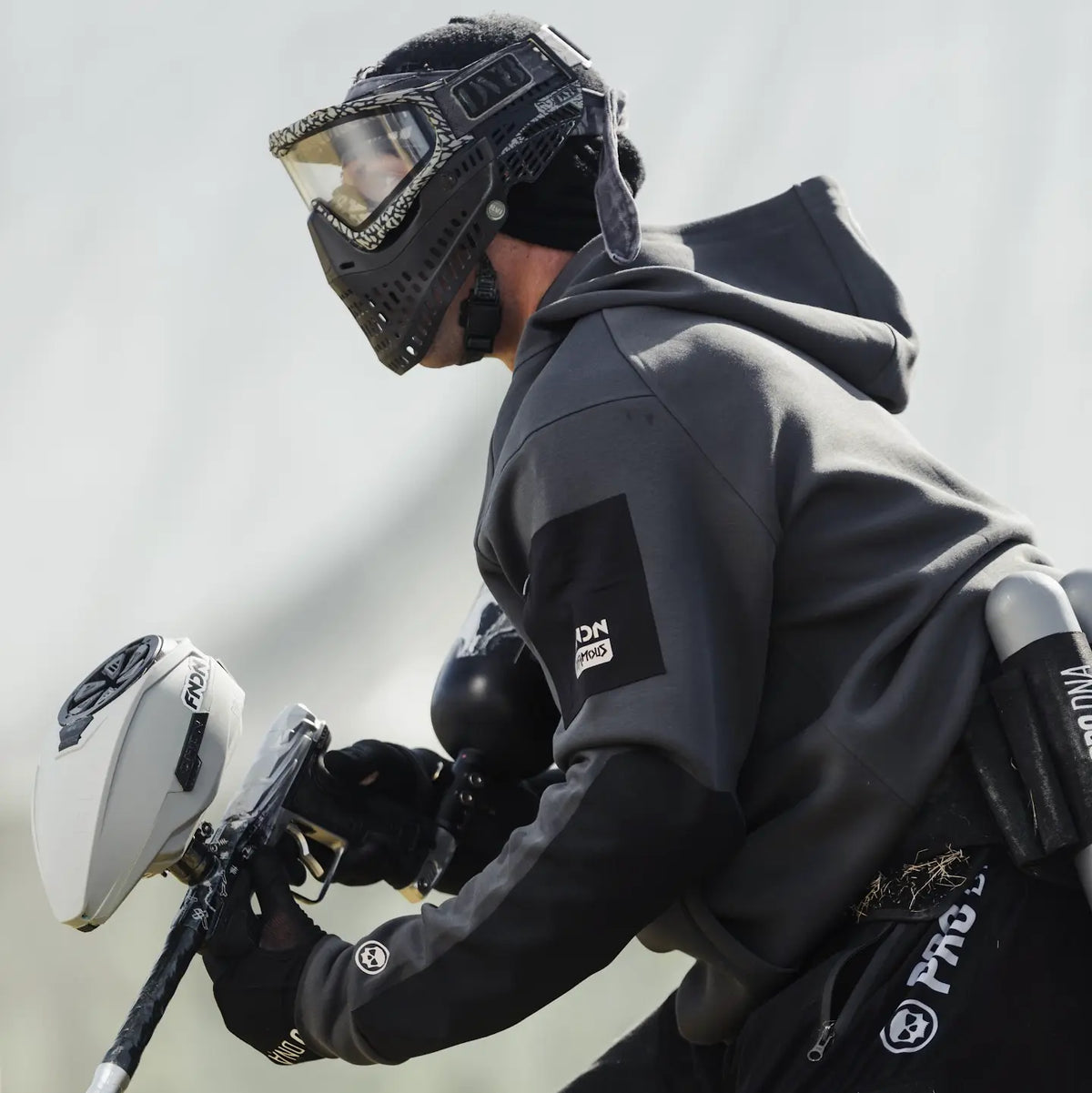 PRO DNA™ SPEC-1 SCUBA PLAYING HOODIE - WOLF GREY Infamous Paintball