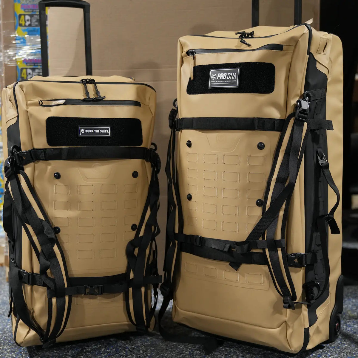 FNDN® MODULAR WEATHERPROOF ROLLING GEARBAG - 102L - SAND Infamous Paintball