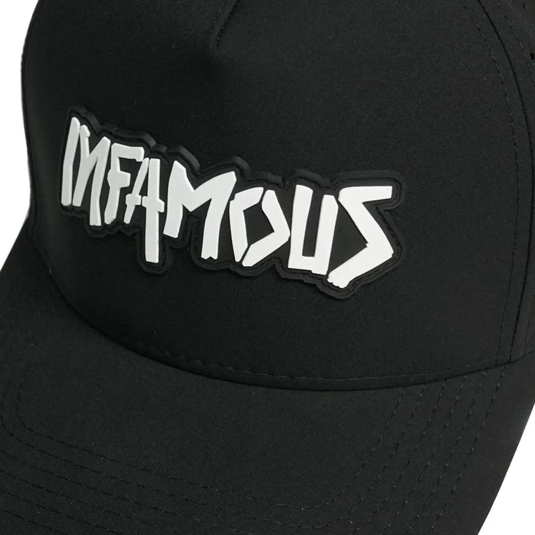Infamous Weatherproof Snapback Hat - Black Infamous Paintball