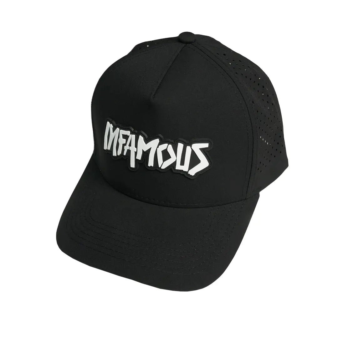 Infamous Weatherproof Snapback Hat - Black Infamous Paintball
