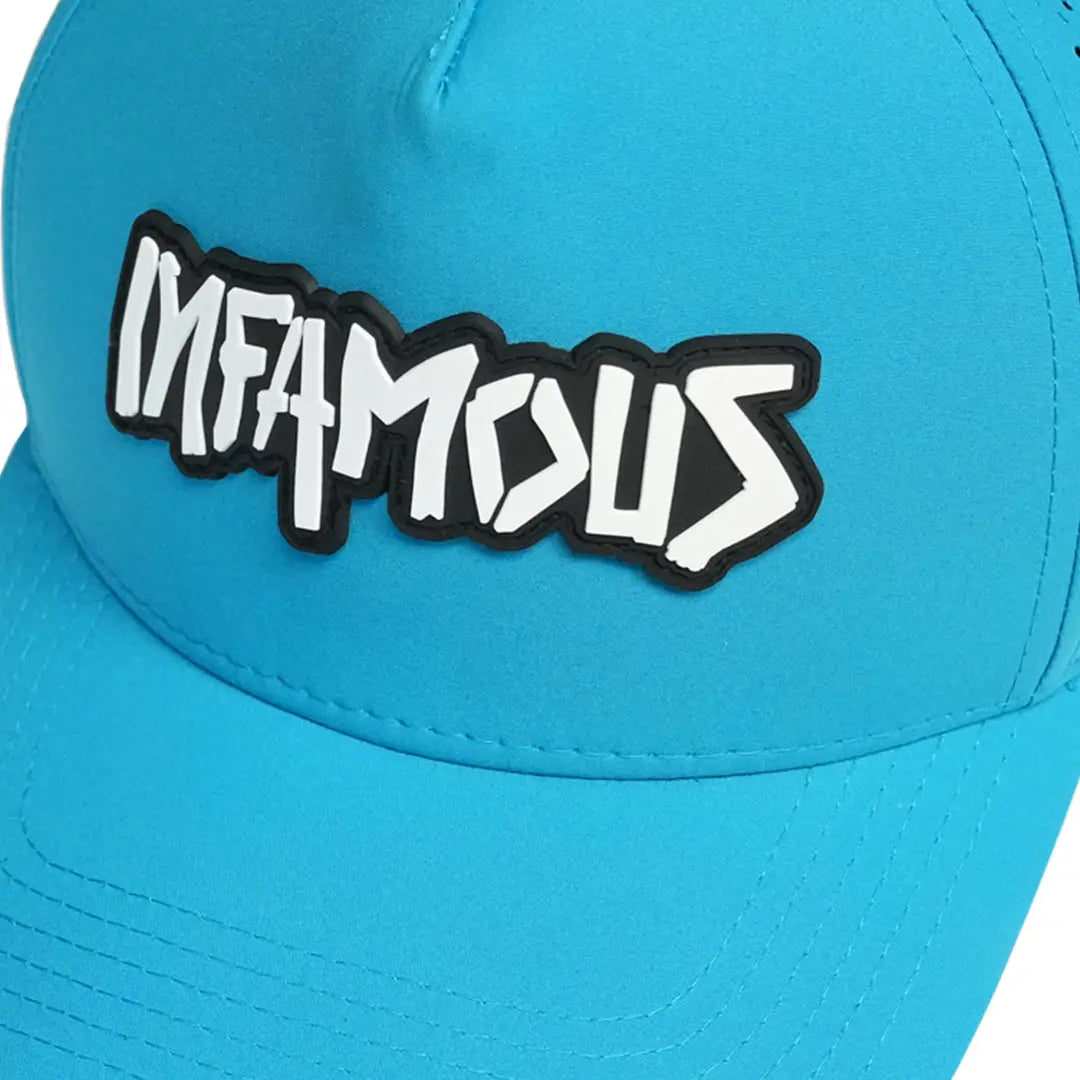 Infamous Weatherproof Snapback Hat - Cyan Infamous Paintball