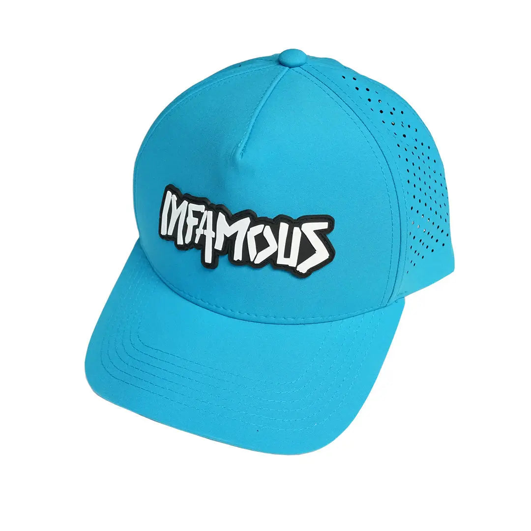 Infamous Weatherproof Snapback Hat - Cyan Infamous Paintball
