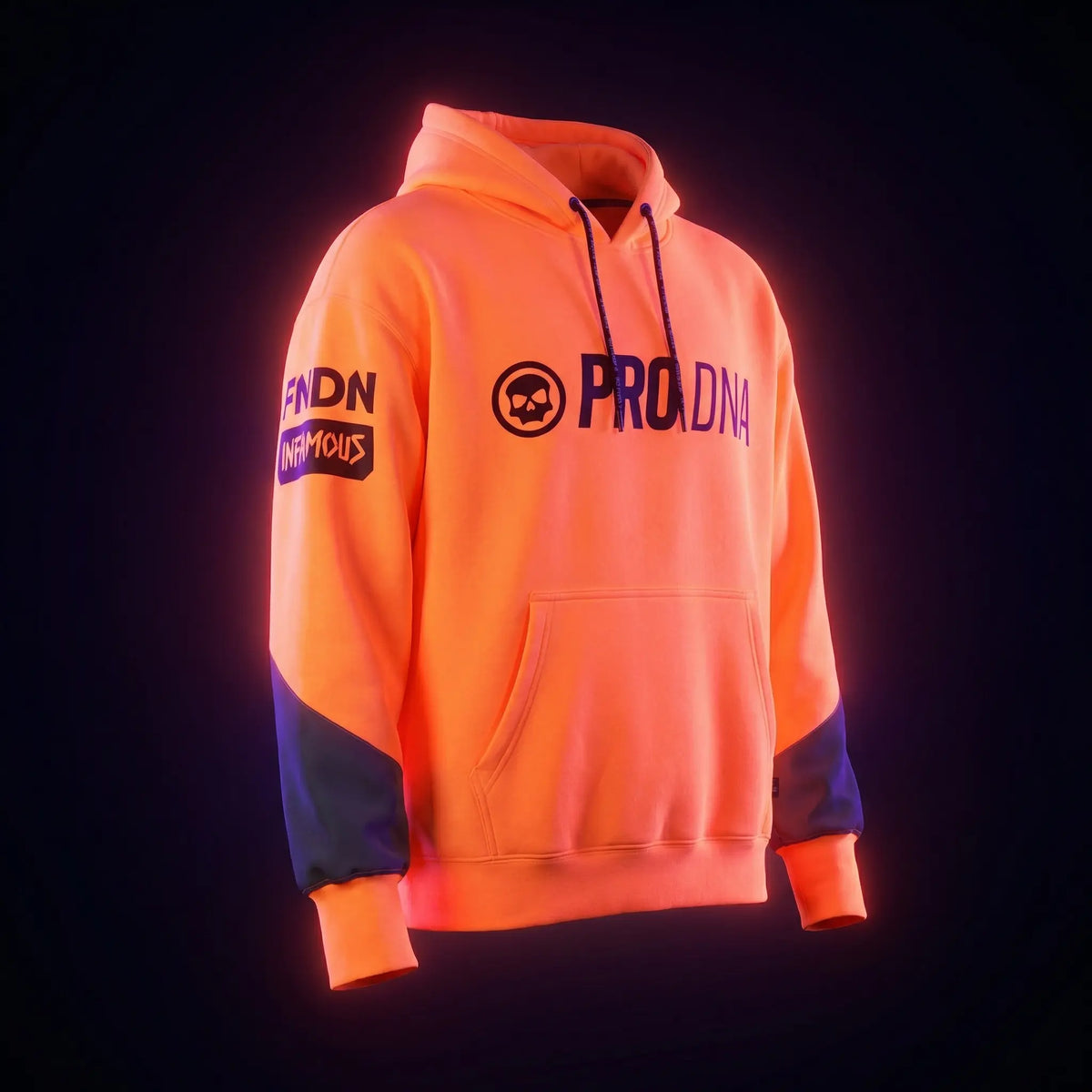 PRO DNA™ UV PLAYING HOODIE – GLOW SERIES Infamous Paintball