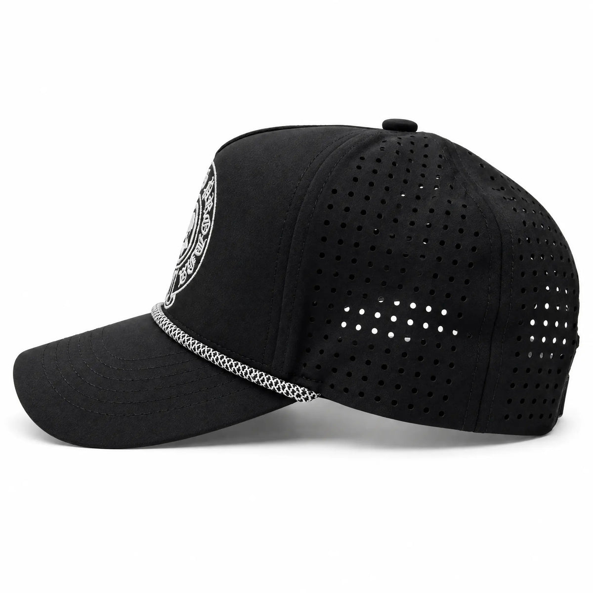 INFAMOUS™ Snapback Hat - Skull Horseshoe - Black Infamous Paintball