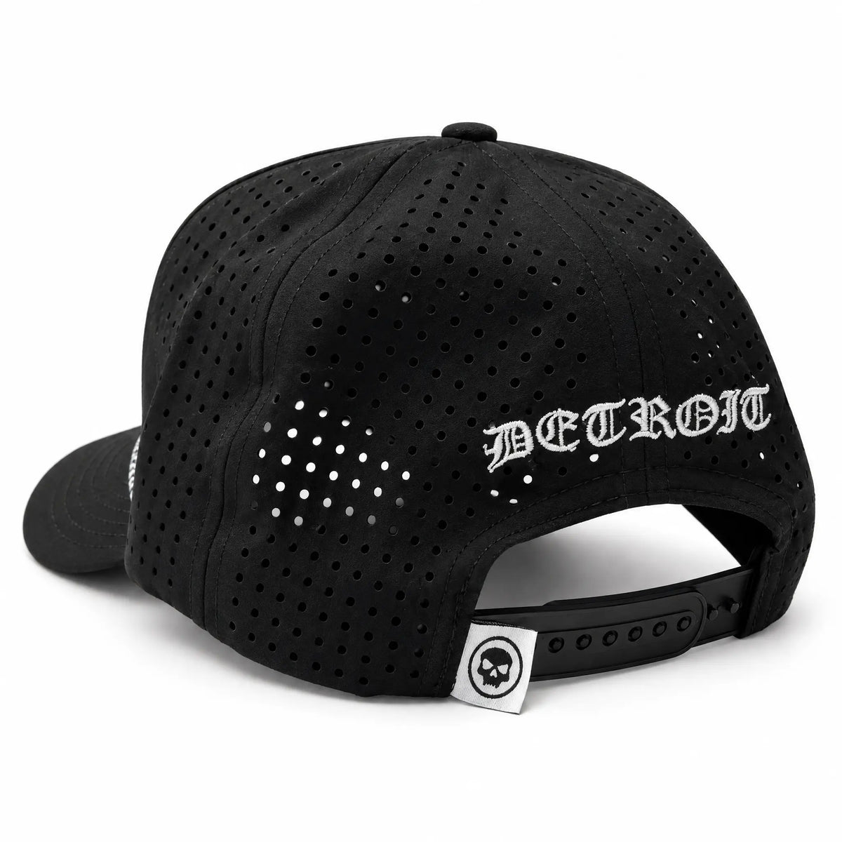 INFAMOUS™ Snapback Hat - Skull Horseshoe - Black Infamous Paintball