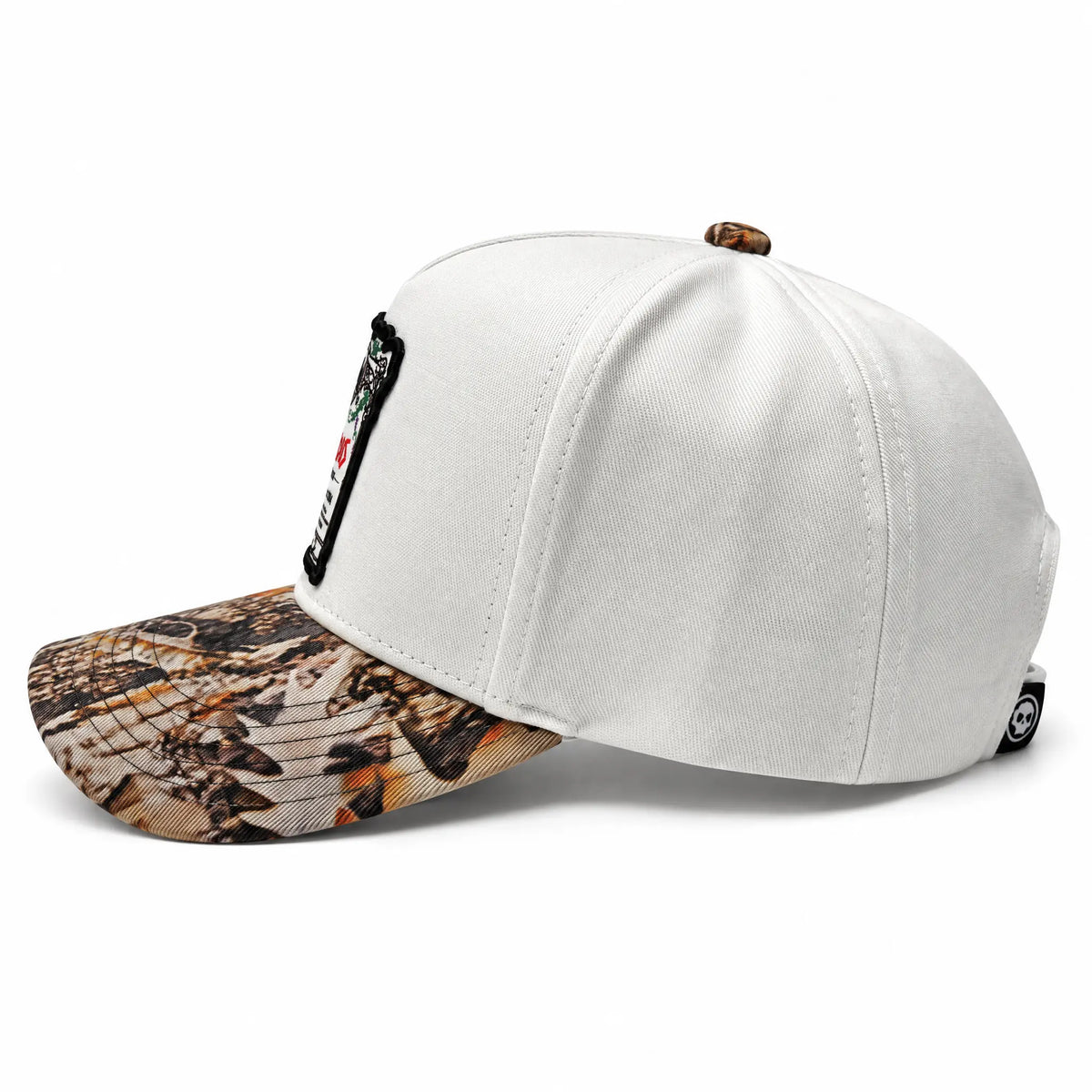 INFAMOUS™ Snapback Hat - Vineyards - White/Camo Infamous Paintball