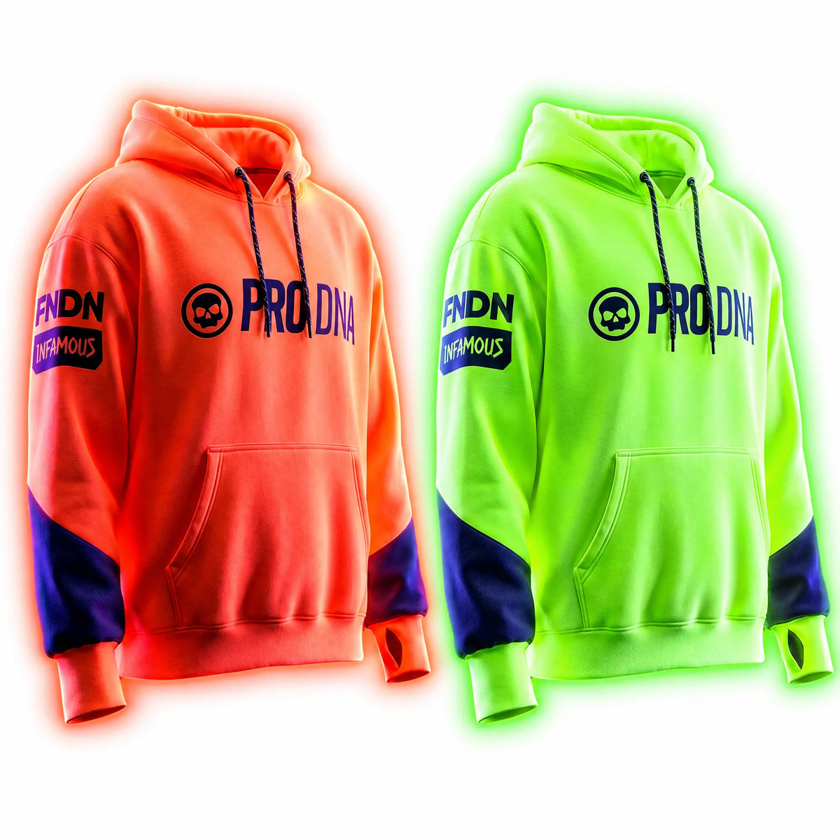 PRO DNA™ UV PLAYING HOODIE – GLOW SERIES Infamous Paintball