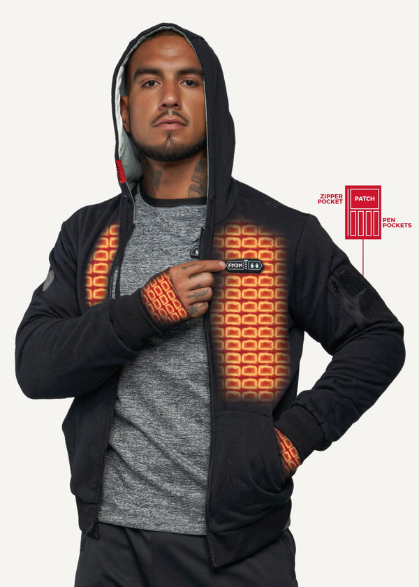 FNDN Heated Zip-Up Hoodie - FNDN