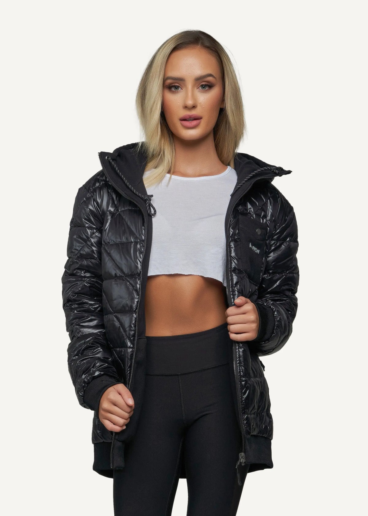 FNDN Reversible Heated Puffy Zip Up